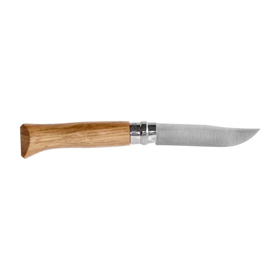 Opinel knife 8 inox oak Animal series - dog 2/5