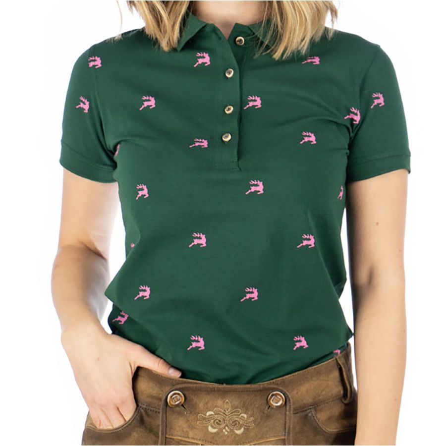 OS-Trachten women's t-shirt green 3/4