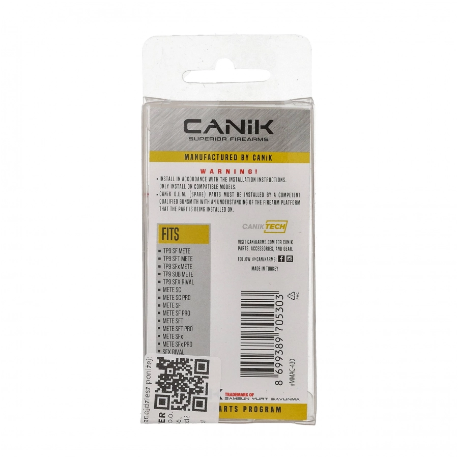 Osłona frezu zamka pistoletów Canik MMAC-430 2/3
