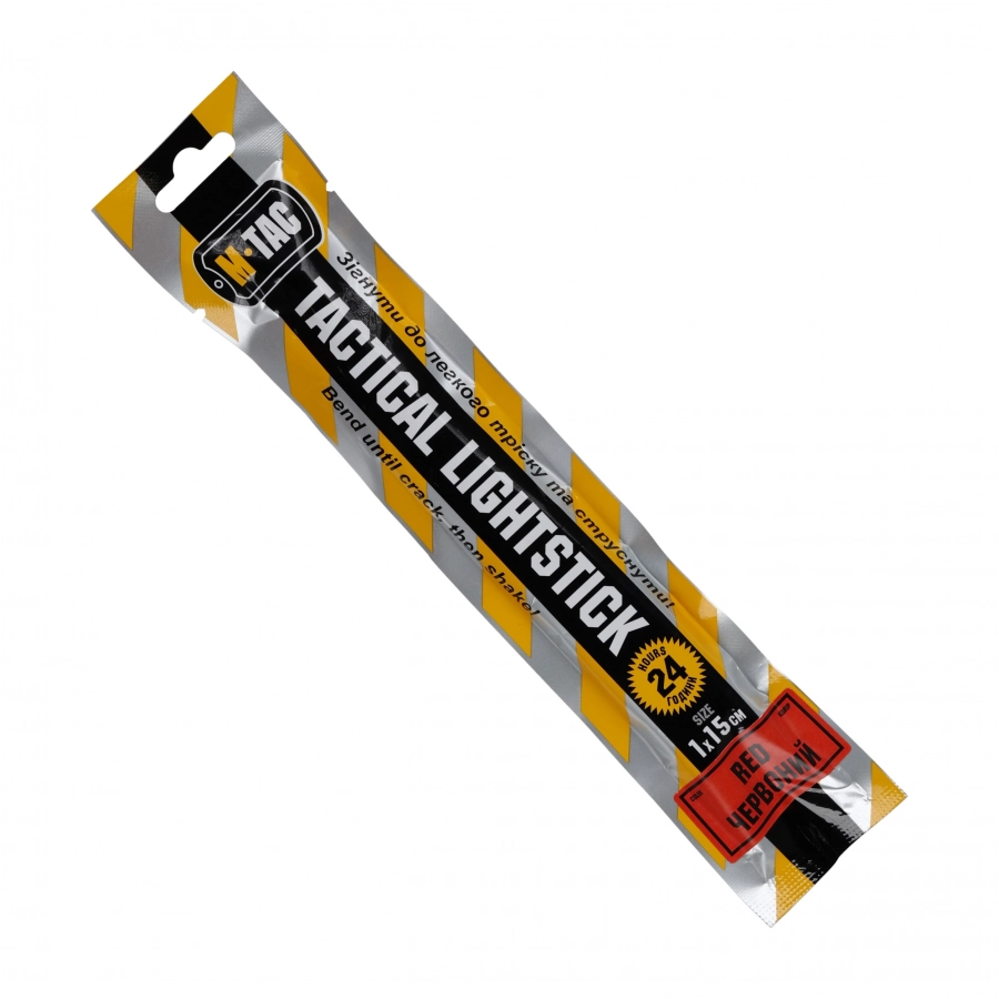 Oświetlenie M-Tac chemiczne 15 cm czerwone 1/2