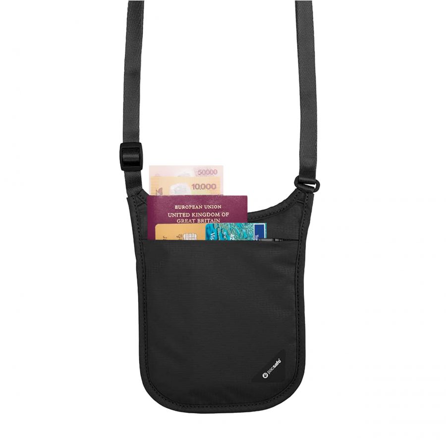 Pacsafe Coversafe V75 RFID neck wallet black 2/2