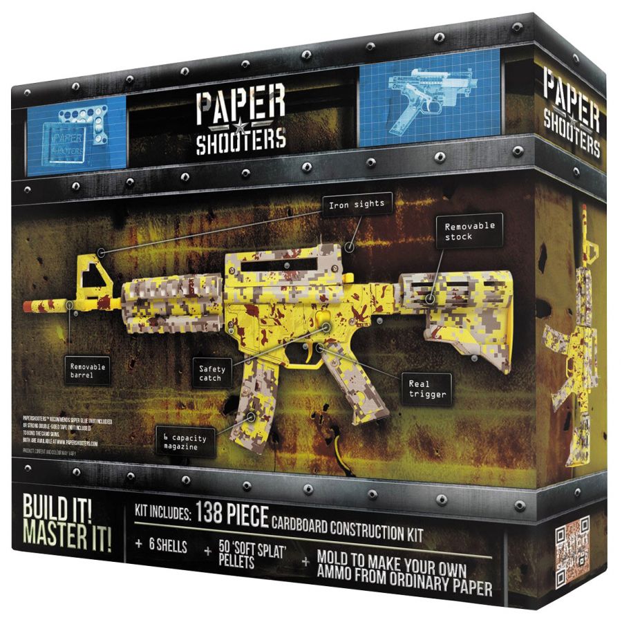 Paper Shooters Zombie Slayer rifle set 3/3