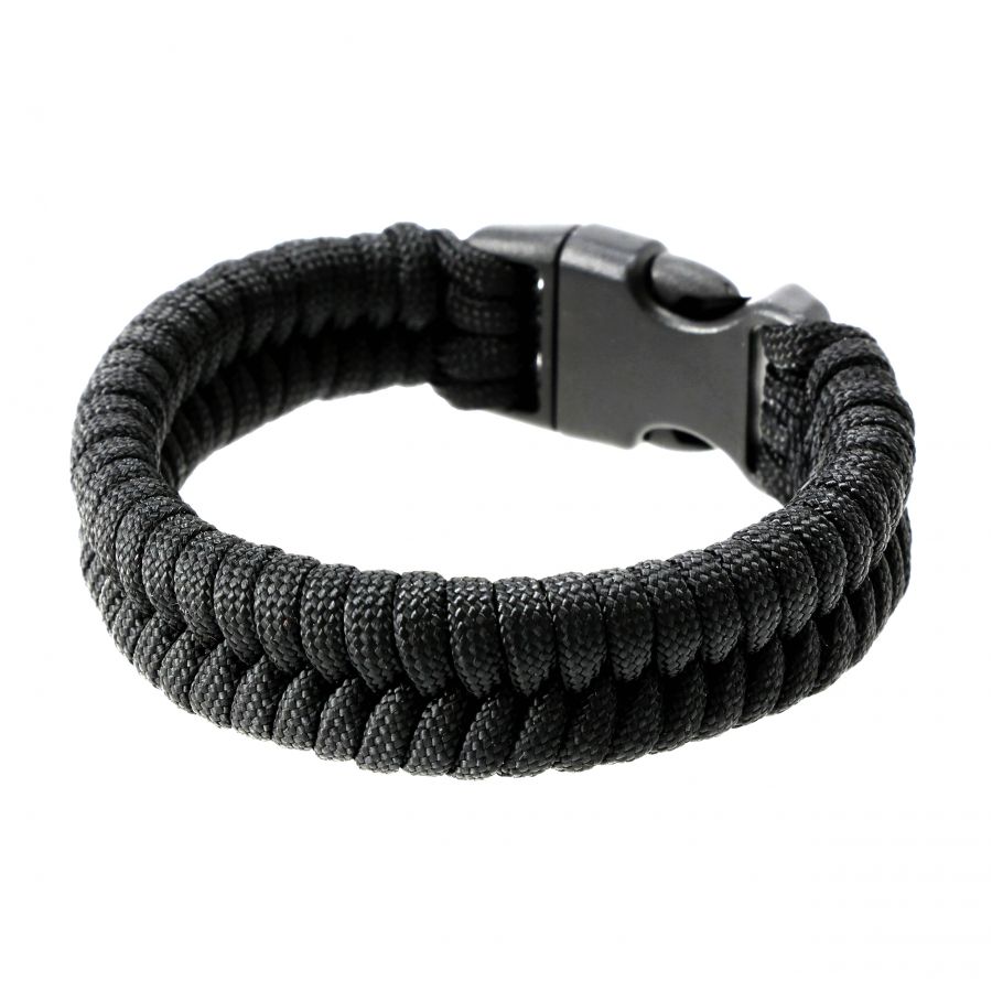 Paracord EDCX Fish black bracelet 2/3
