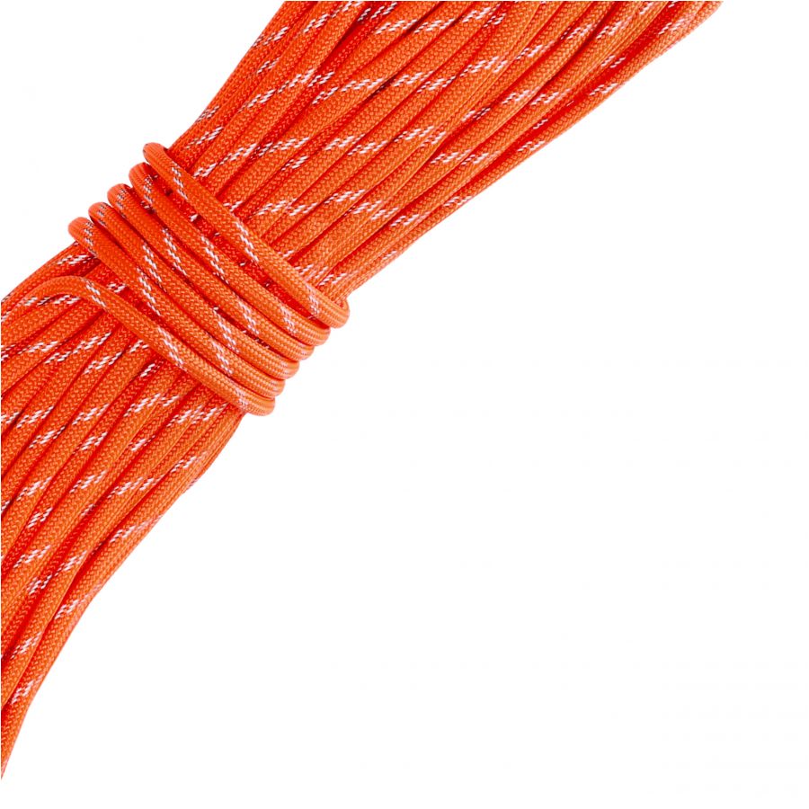 Paracord EDCX Reflective 30 m soft orange rope 3/3