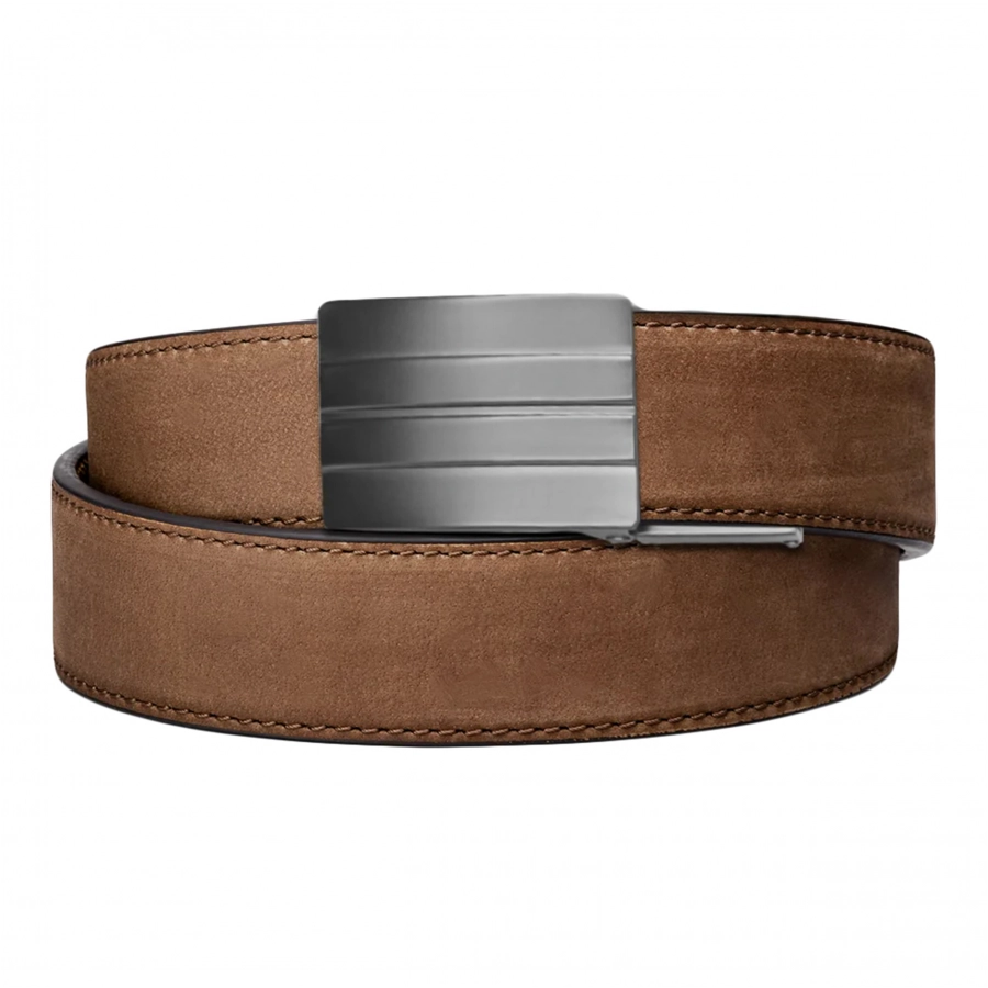 Pas strzelecki Kore Essentials Buffalo Leather Gun Belt X2 brązowy 1/1