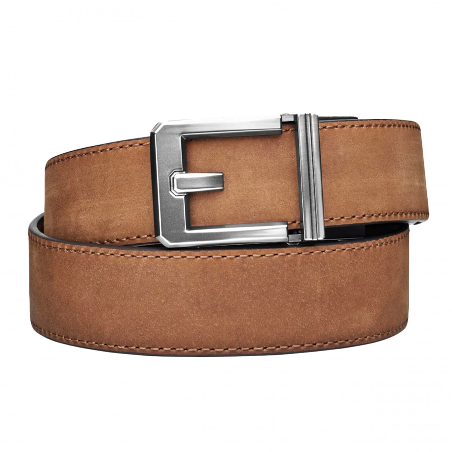 Pas strzelecki Kore Essentials Buffalo Leather Gun Belt X3 brązowy 1/1
