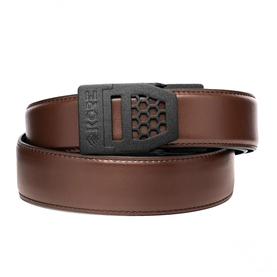 Pas strzelecki Kore Essentials Leather Gun Belt X6 brązowy 1/1