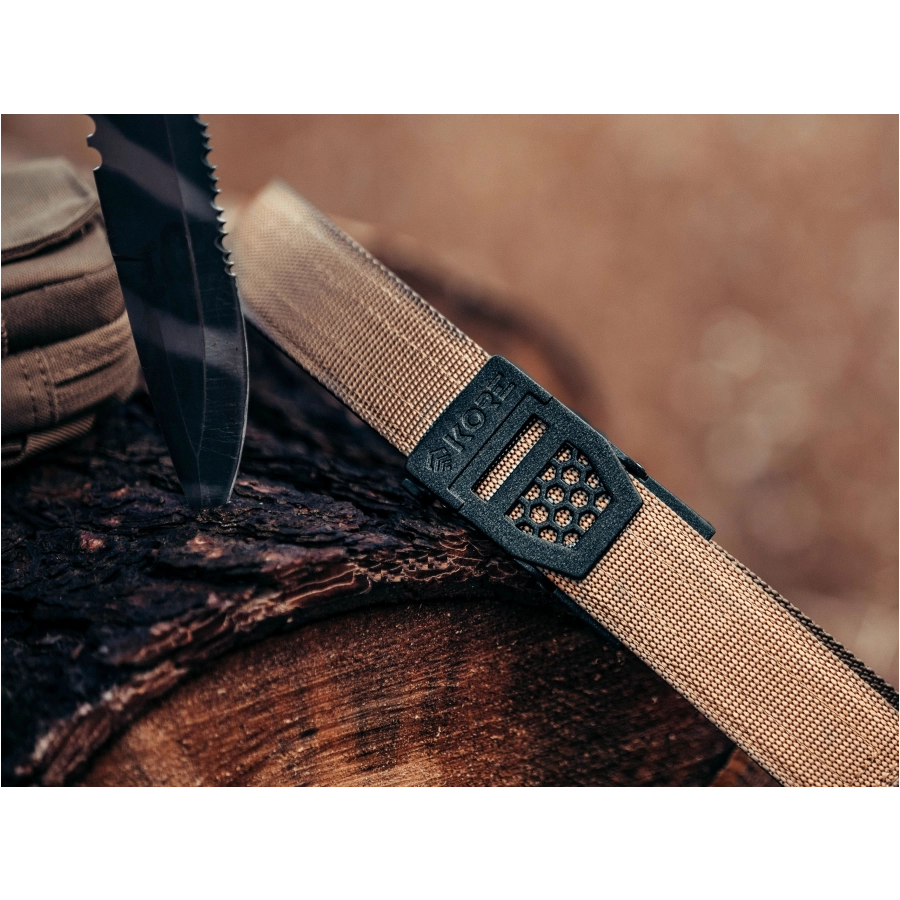 Pasek do spodni Kore Essentials Tactical Nylon Gun Belt X6 tan 2/3