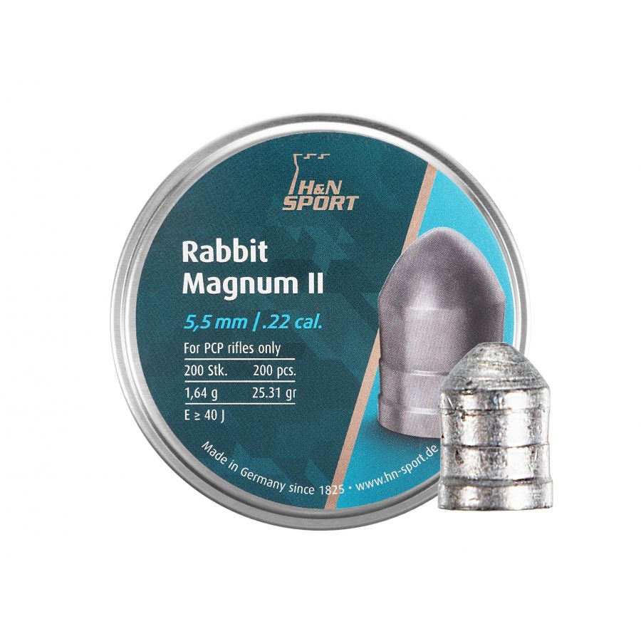 Pellets diabolo H&N Rabbit Magnum II 5,5 mm/200 pcs. 1/3