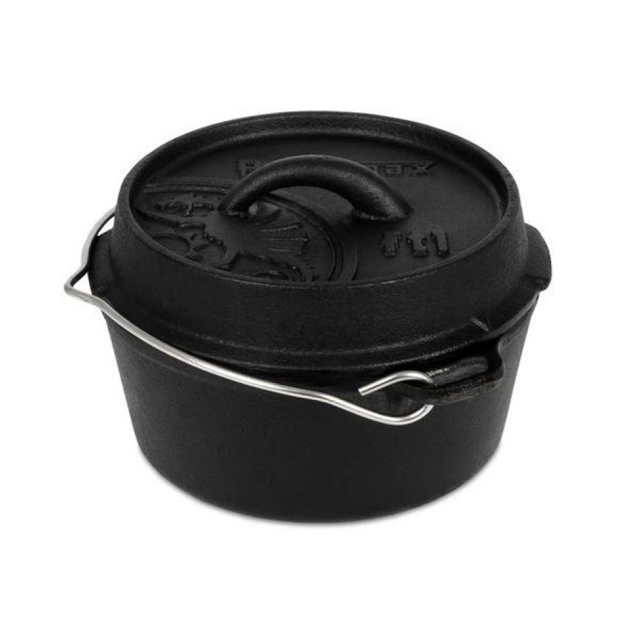 Petromax ft1 0.93 l cast iron pot with flat bottom 1/2