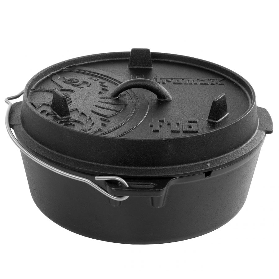 Petromax ft6-t cast iron pot with flat bottom 5.5 l 1/2