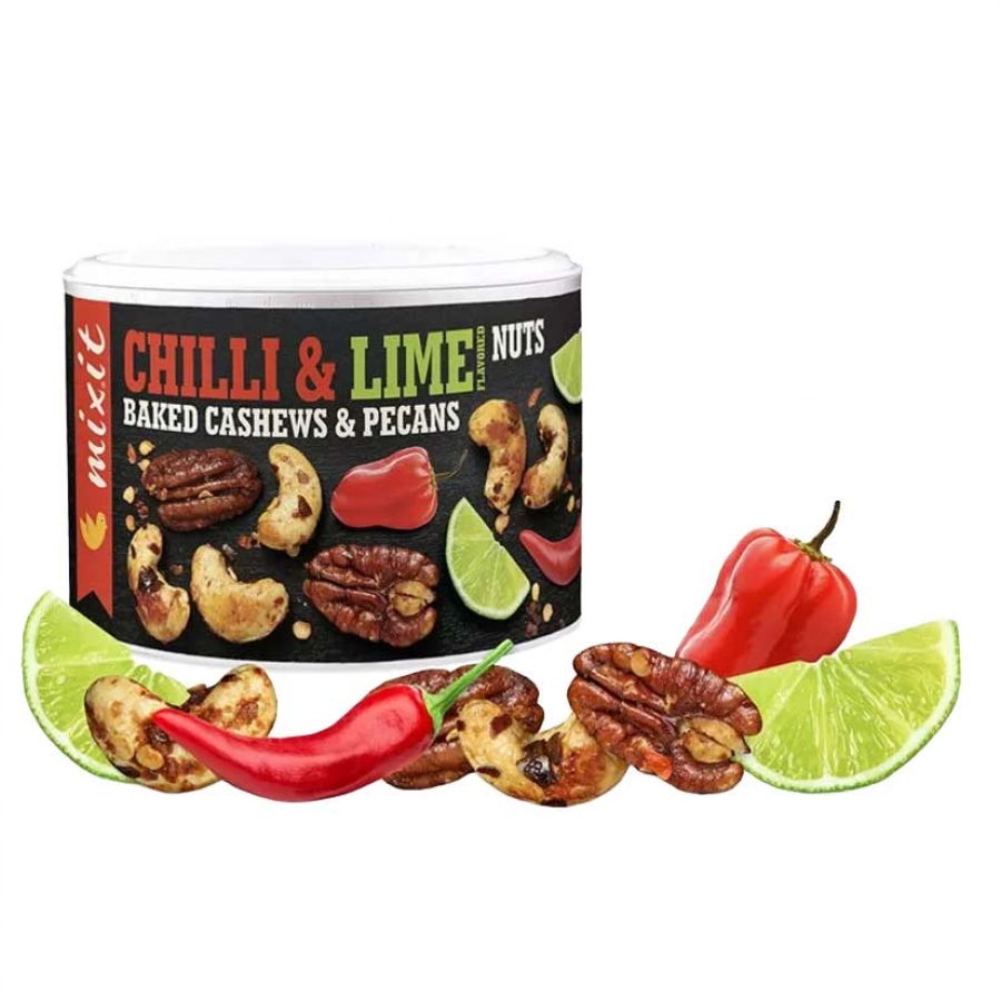 Pieczone orzechy o smaku limetki z habanero Mixit Chilli & Lime Nuts 150 g 1/1