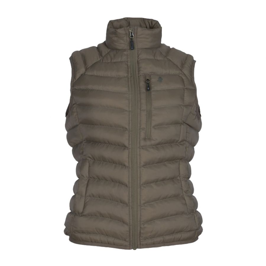 Pinewood Abisko Insulation brown women's vest 1/9