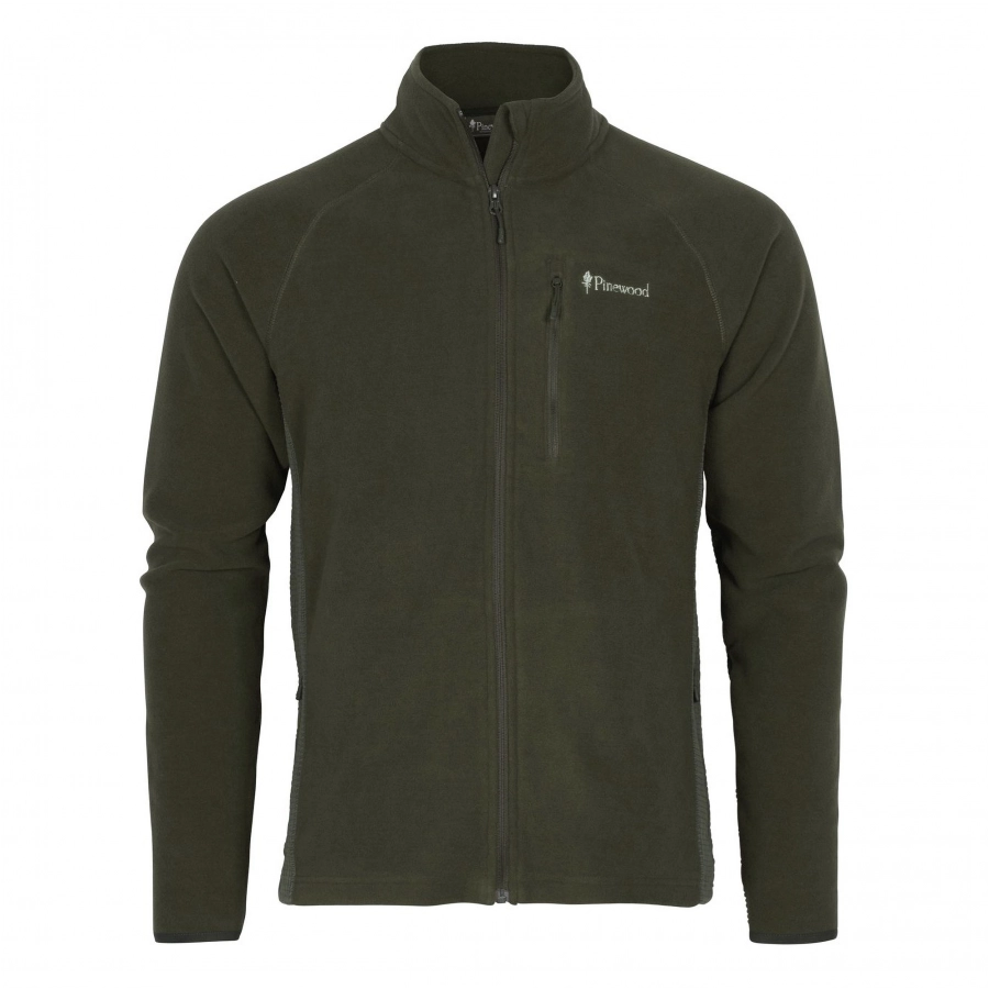 Pinewood Air Vent fleece sweatshirt green 1/2