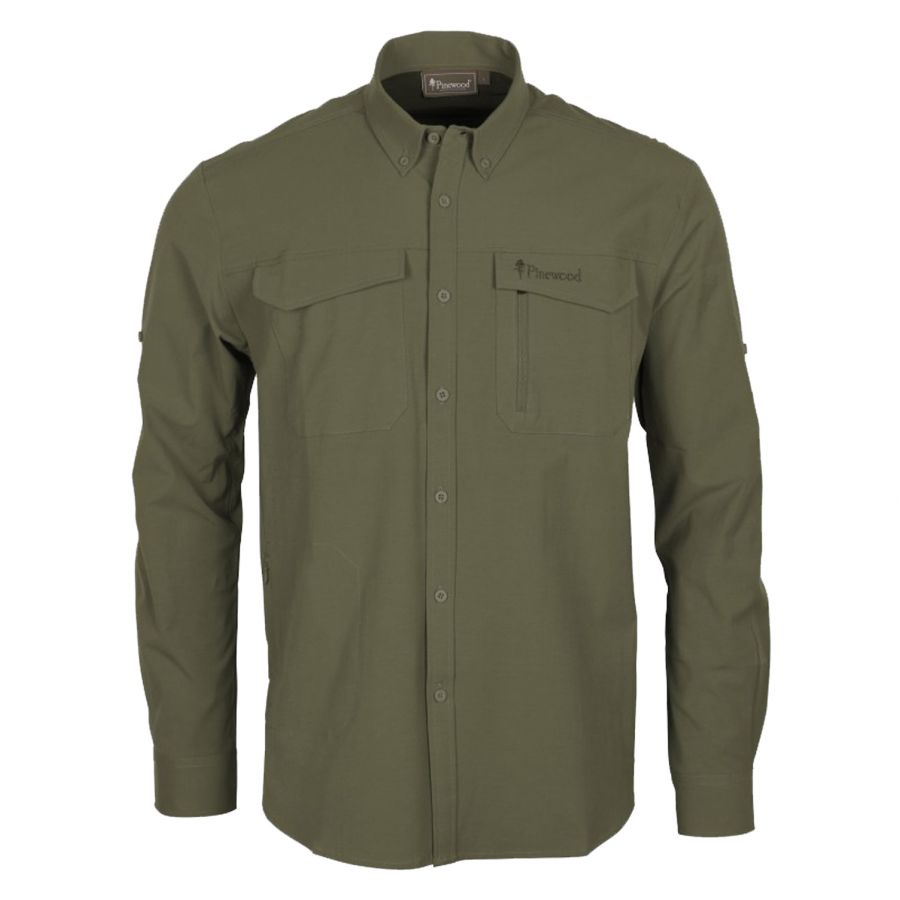 Pinewood Everyday Travel men's shirt green 1/5