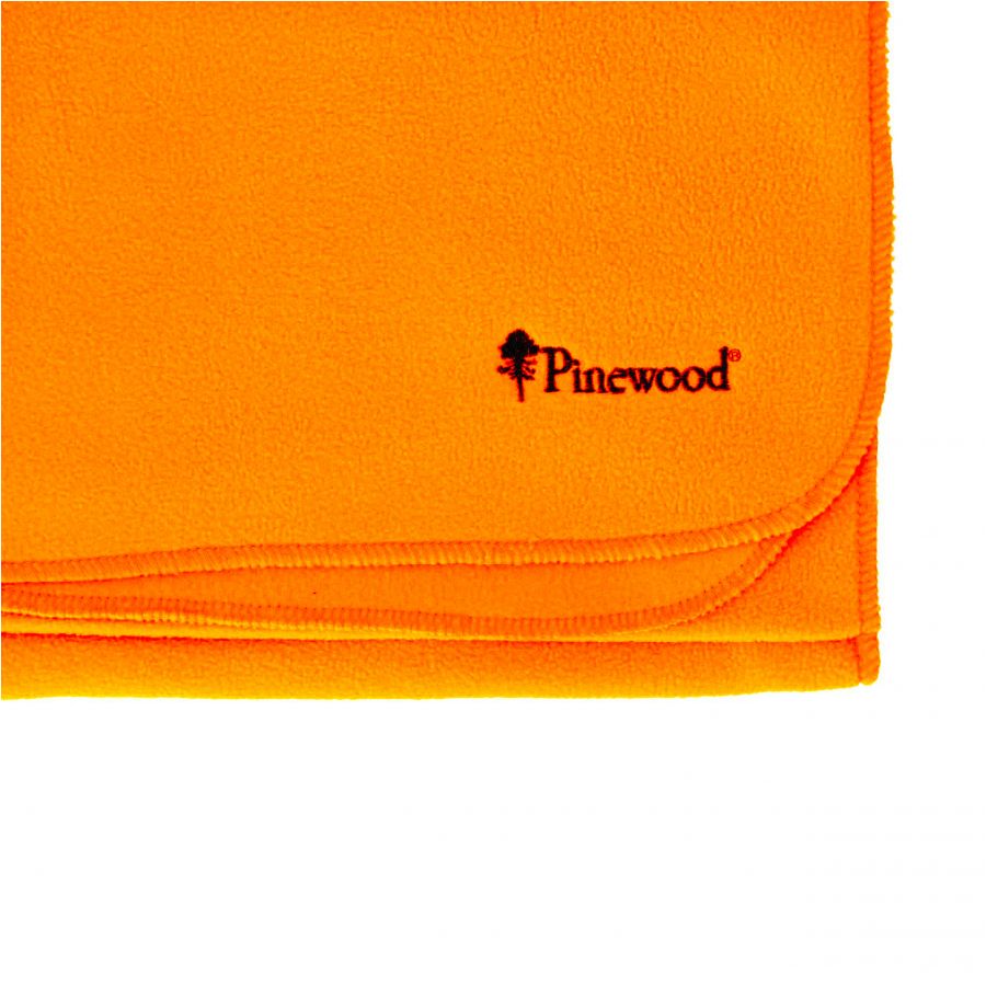Pinewood fleece orange scarf 2/2