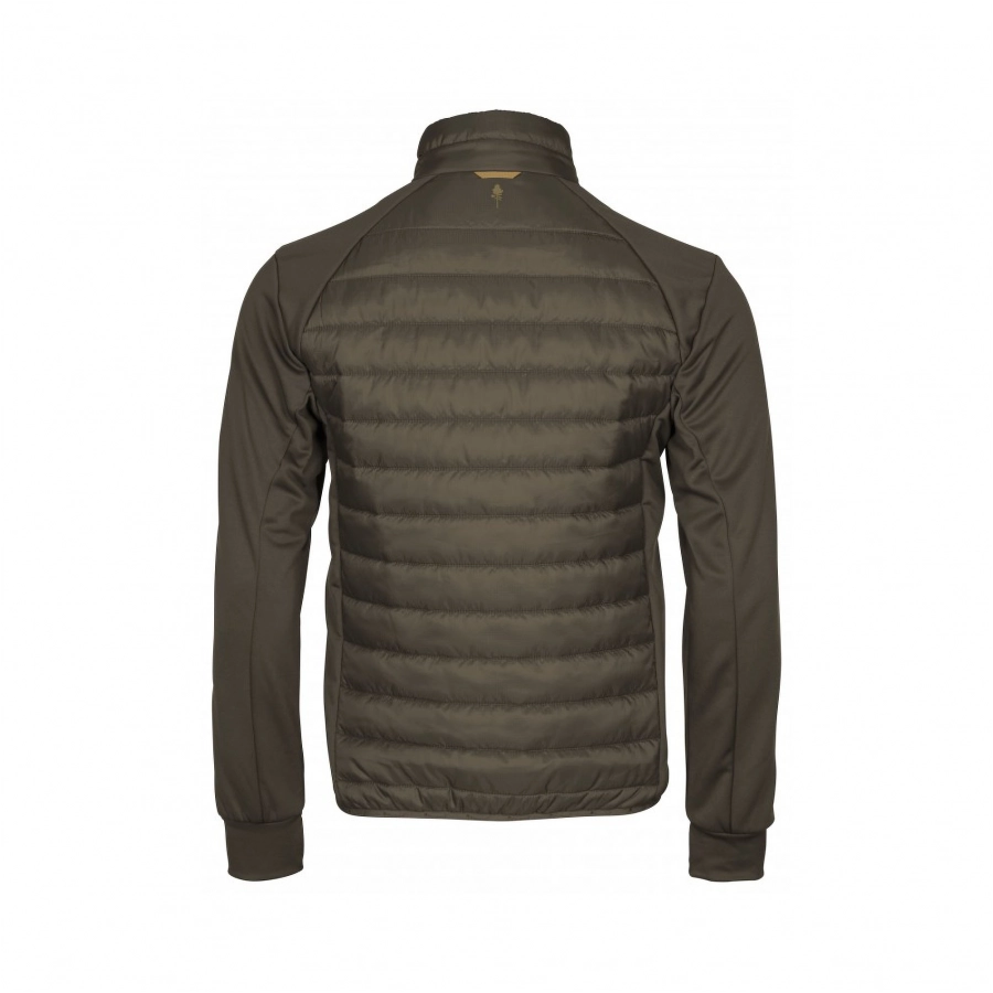 Pinewood men's Finnveden Hybrid brown sweatshirt 2/3