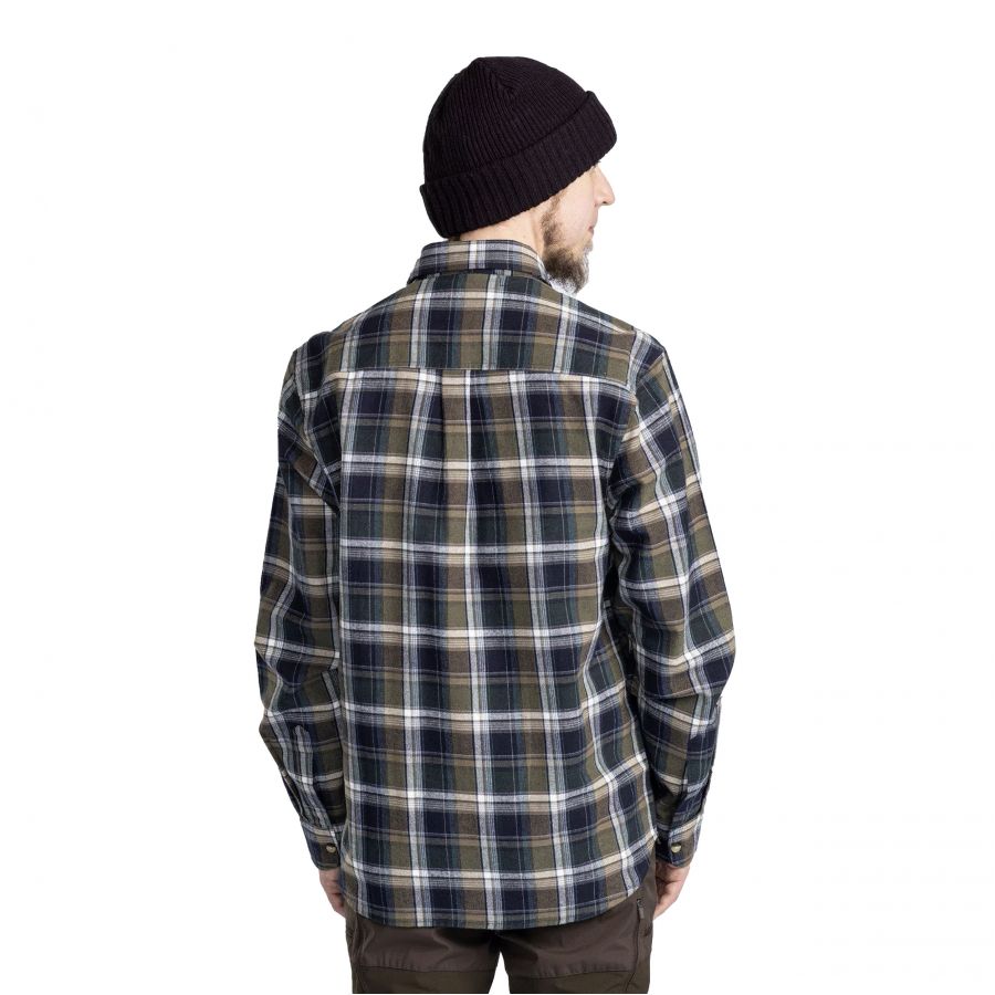 Pinewood men's flannel shirt Harjedalen, gr/zi 2/4