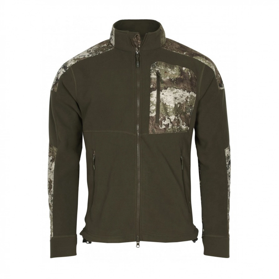 Pinewood men's fleece sweatshirt Smaland Hunters Camo 1/4
