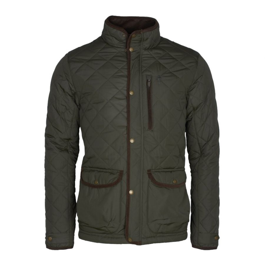 Pinewood men's jacket Nydala Classic Quilt green 1/2