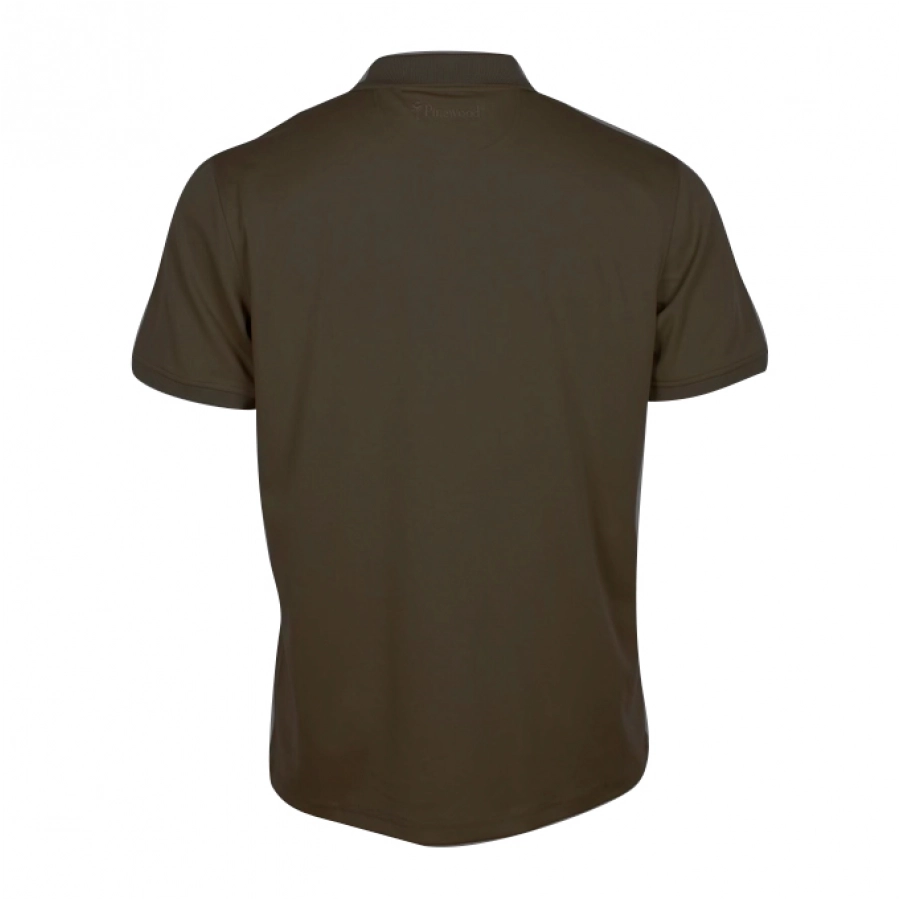 Pinewood men's Ramsey Coolmax brown polo shirt 2/2