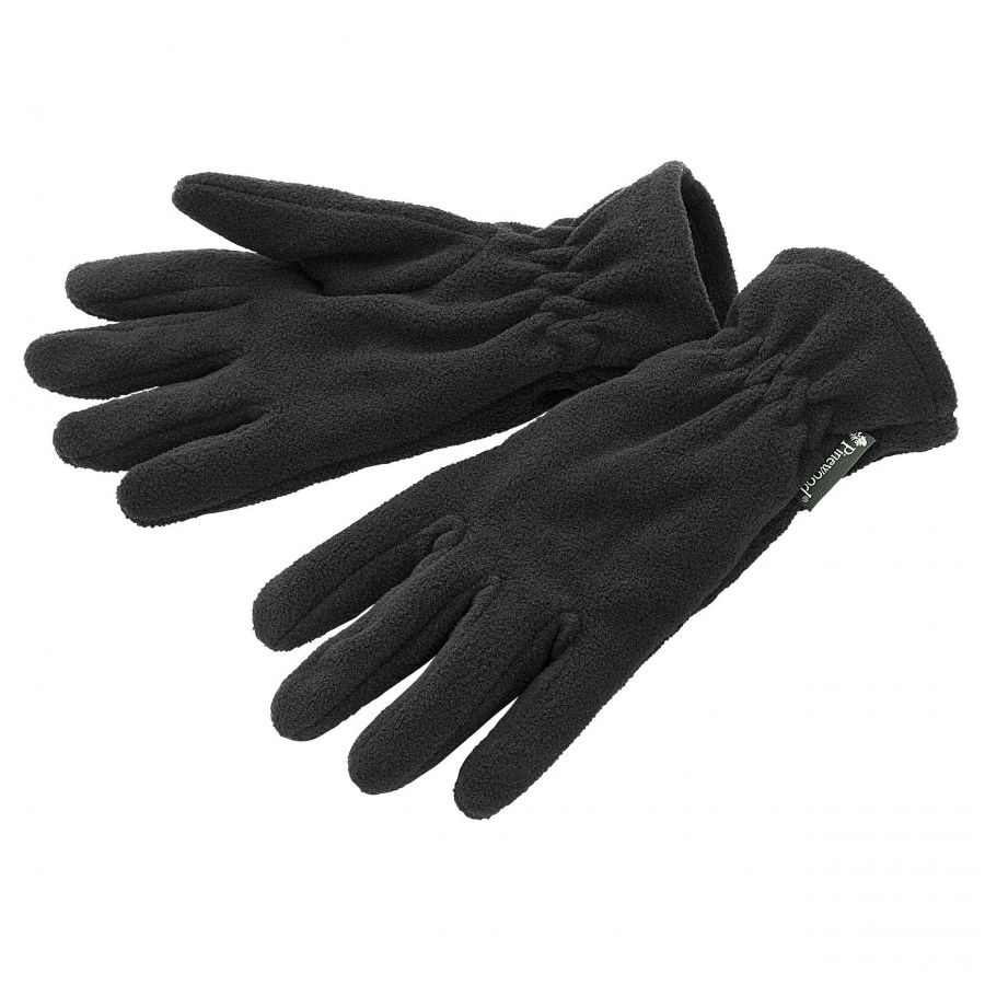 Pinewood men's Samuel fleece gloves black 1/1