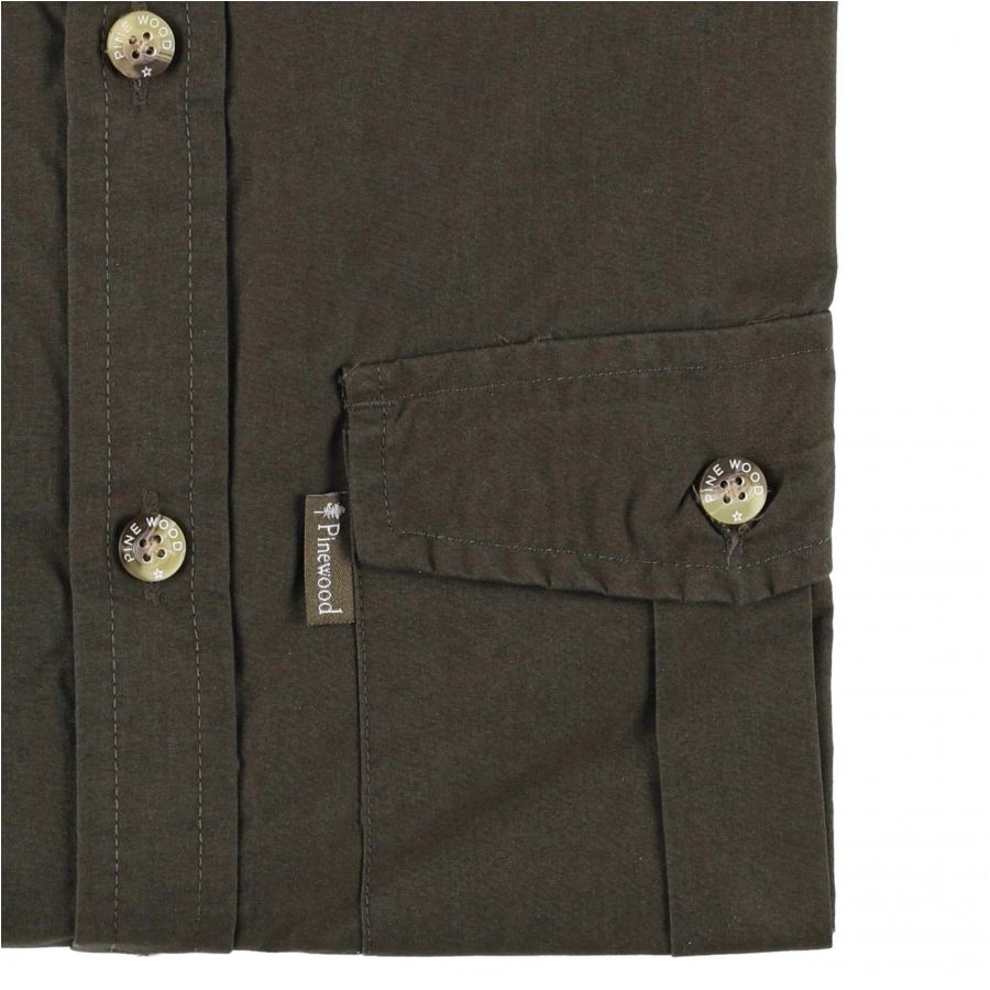 Pinewood Safari men's shirt, green 4/6