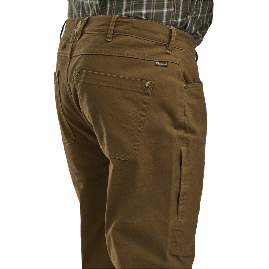 Pinewood Varmano Vintage men's pants, oli/br 4/5