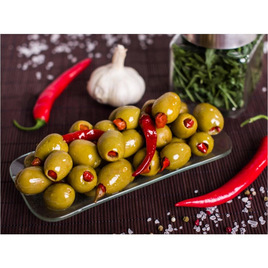 Piri Piri Stuffed Royal Olives 300 g 4/4