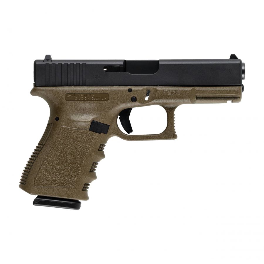 Pistolet Glock 19 gen 3  OLIVE kal. 9 mm para 2/12