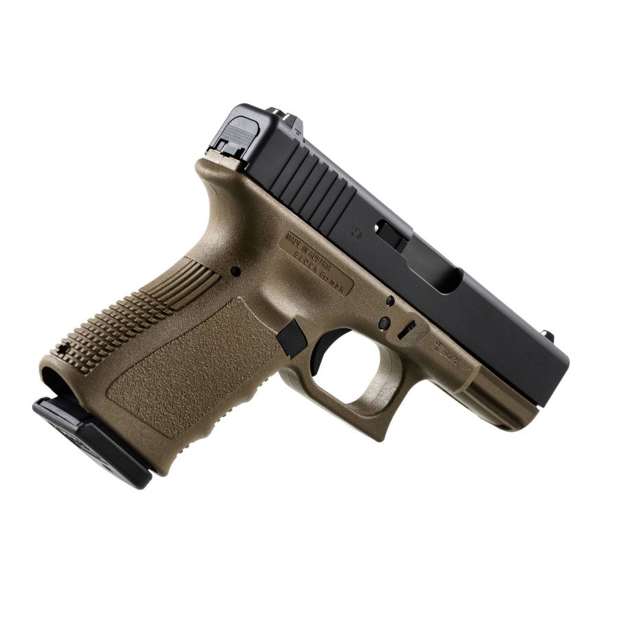 Pistolet Glock 19 gen 3  OLIVE kal. 9 mm para 4/12