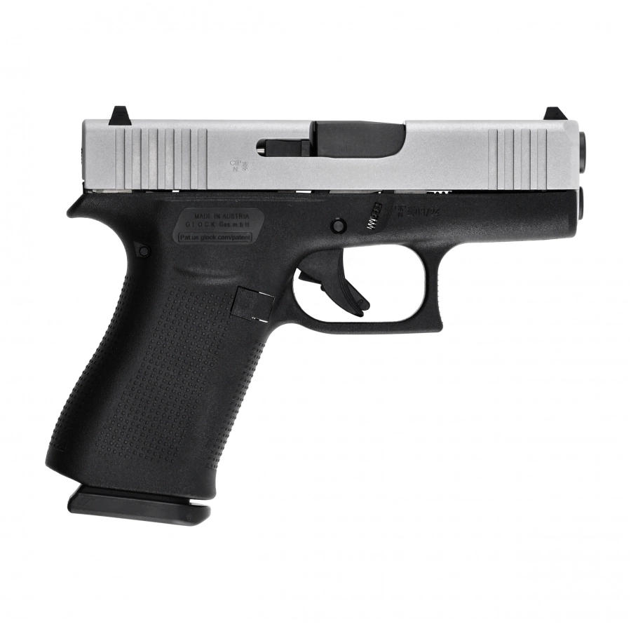 Pistolet Glock 43X Silver kal. 9x19 mm para 2/12