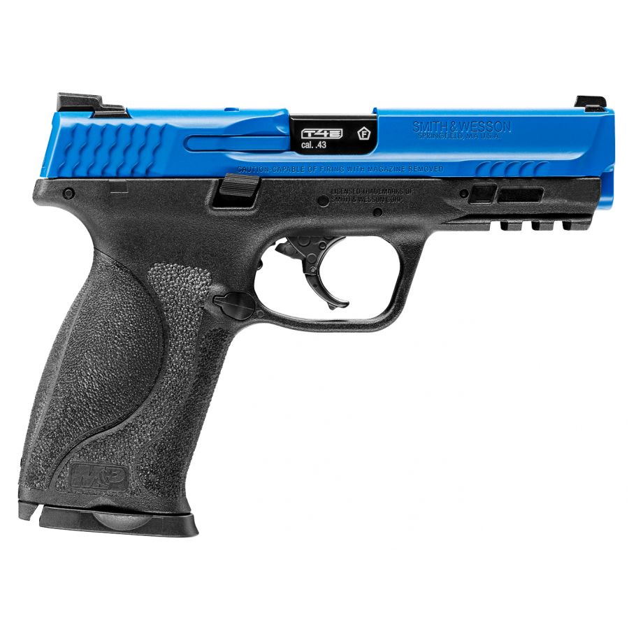 Pistolet na kule gumowe Smith&Wesson M&P9 M2.0 T4E LE kal. .43 niebieski 2/3