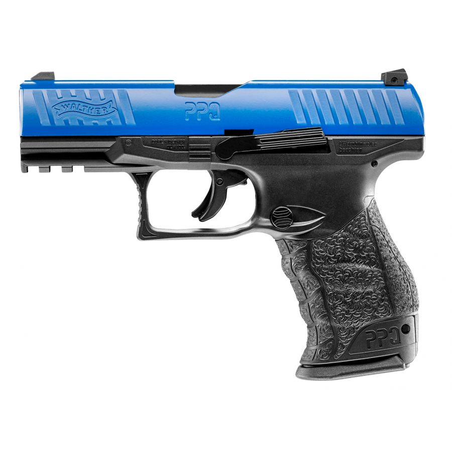 Pistolet na kule gumowe Walther PPQ M2 T4E kal. .43 niebieski 1/6
