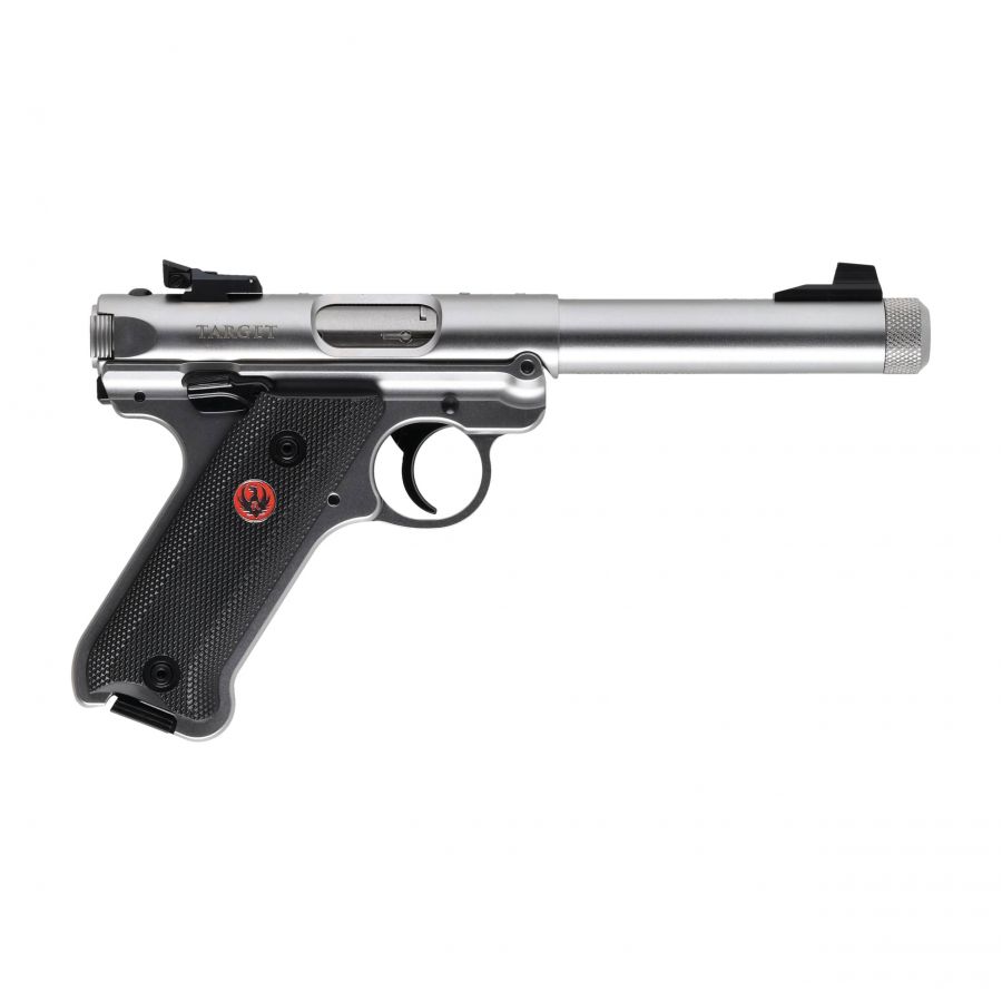 Pistolet Ruger Mark IV Target TB kal. 22LR stainless 2/12
