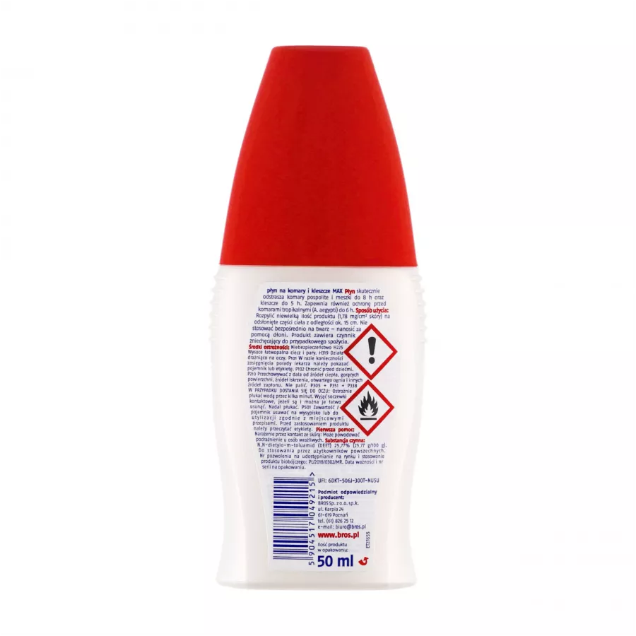 Płyn Bros na komary i kleszcze Max 50 ml 2/2