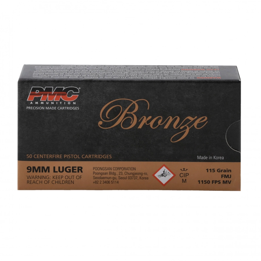 PMC 9mm Luger 7.5 g/115 gr FMJ ammunition 4/4