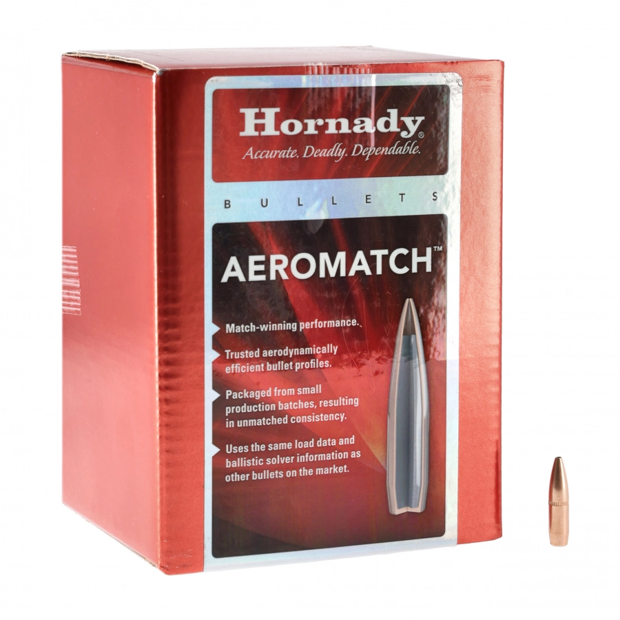 Pocisk Hornady 22 (224) HPBT Aeromatch 77 gr (500 szt.) 1/4