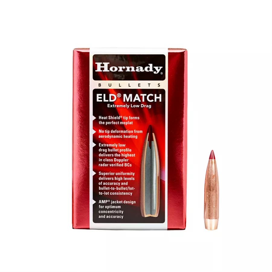 Pocisk Hornady 22 kal, 224 ELD-Match 73 gr (100 szt) 1/4