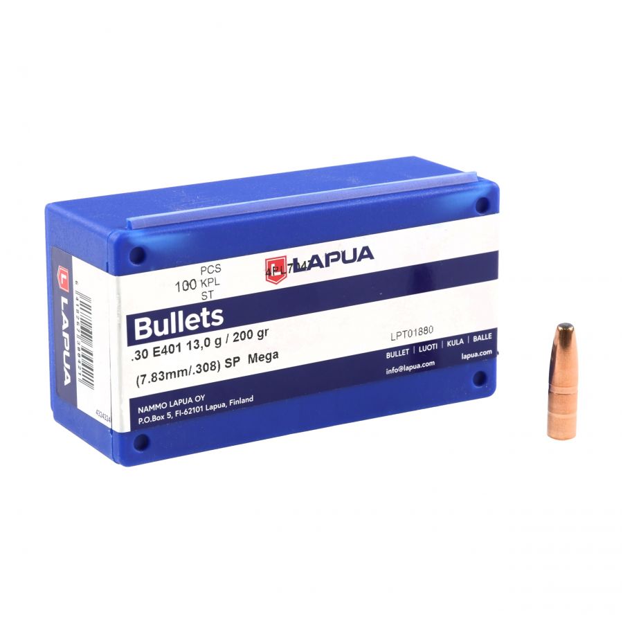 Pocisk LAPUA .308 Mega 13 g / 200 gr 100 szt. 1/3