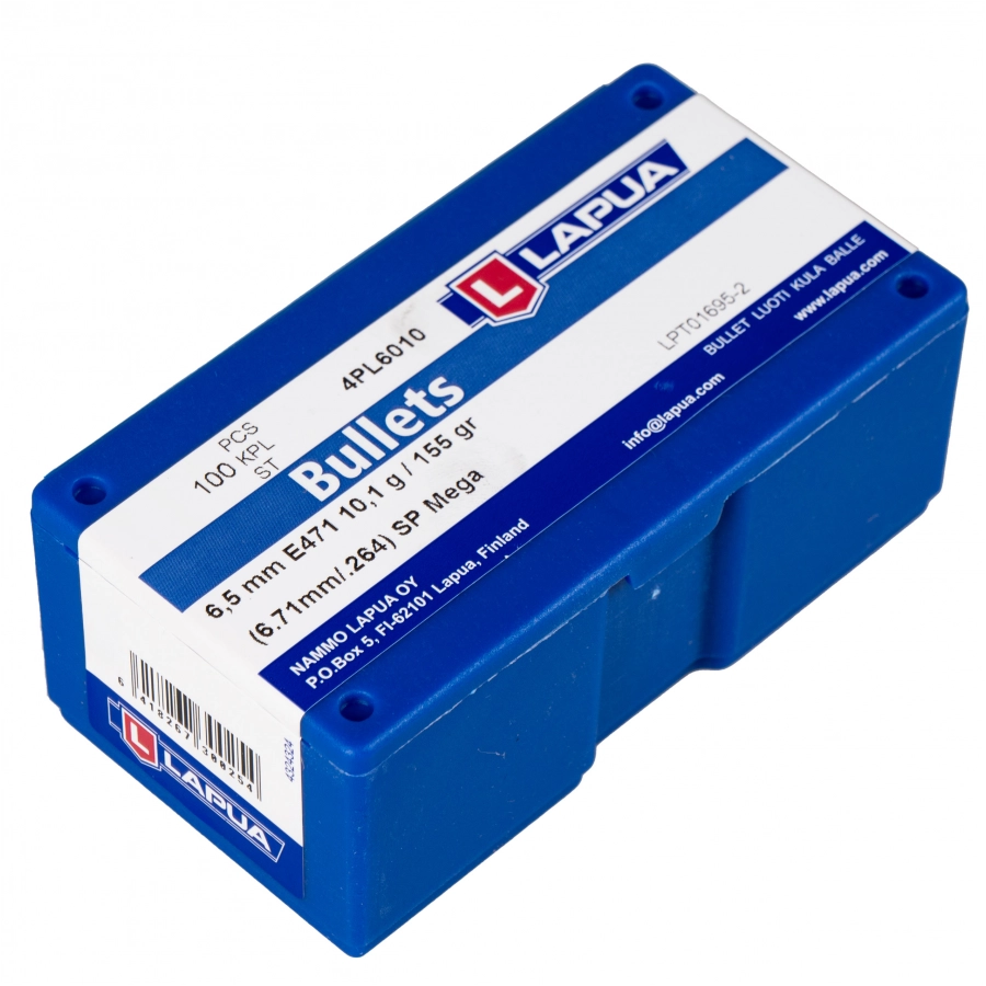 Pocisk LAPUA 6,5 / .264 Mega 10,1 g / 155 gr 100 szt. 4/6