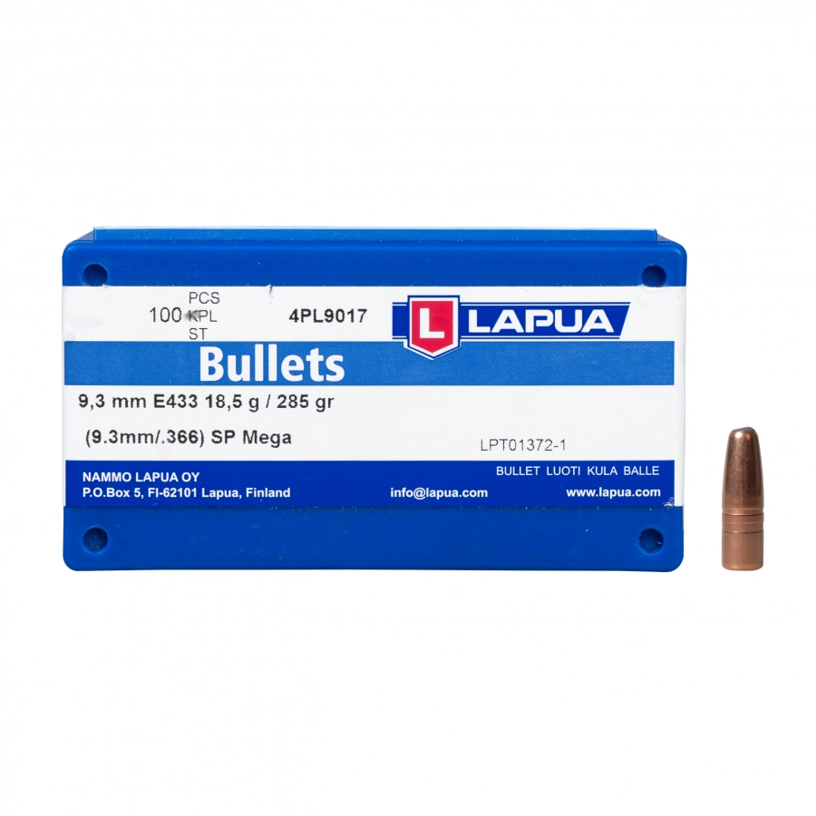 Pocisk LAPUA 9,3mm Mega 18,5 g / 285 gr 100 szt. 1/2