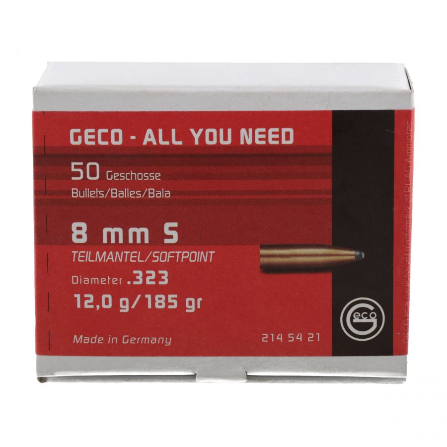 Pociski GECO kal. .8mm 12,0g / 185 gr 4/4