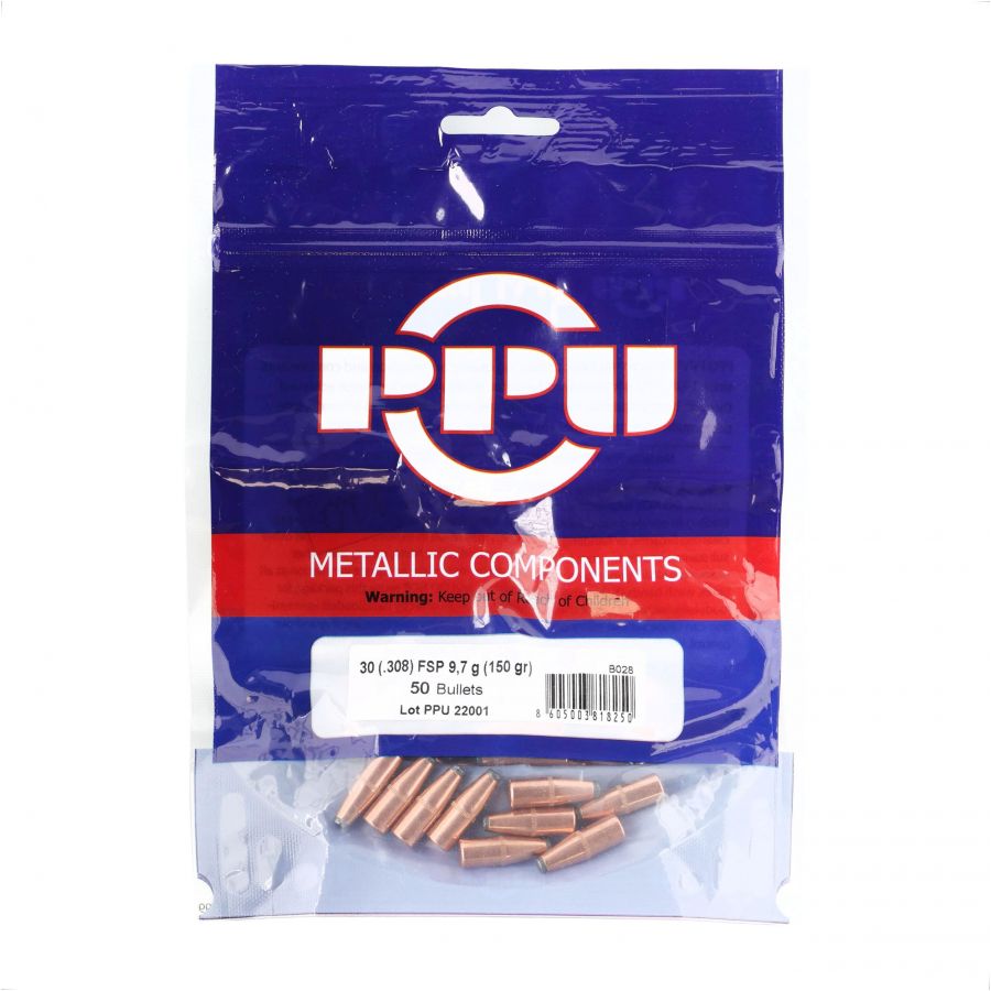 Pociski PRVI Partizan PPU  kal. 30 FSP 150gr 50szt. 1/4