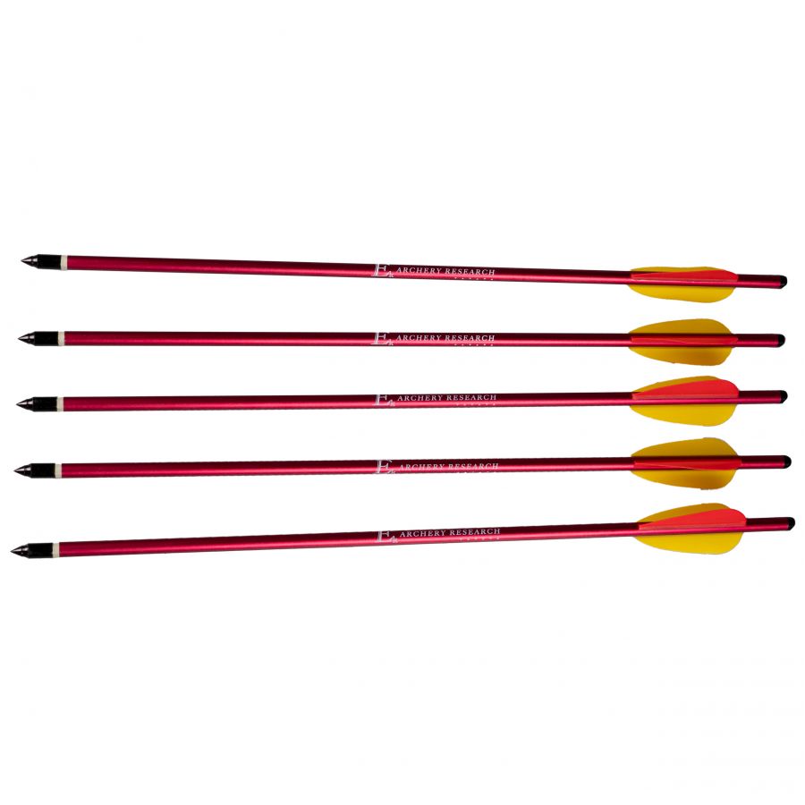 Poe Lang aluminum bolt 16" 5 pcs red. 1/2