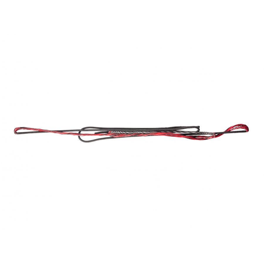Poe Lang bowstring for Rex 51" bow black and red 1/4
