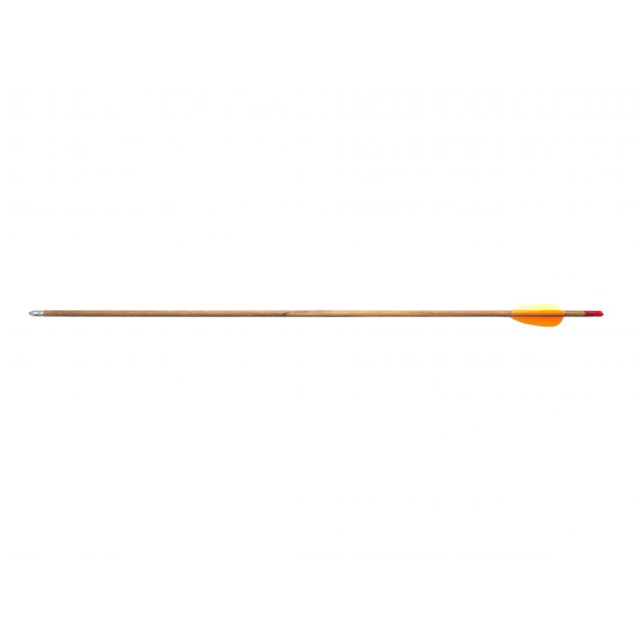 Poe Lang wooden arrow 26" smooth target arrowhead 1/6