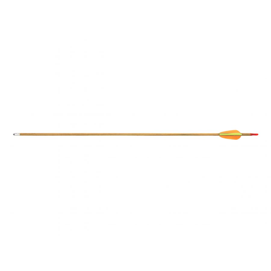 Poe Lang wooden arrow 27" smooth target arrowhead 1/4