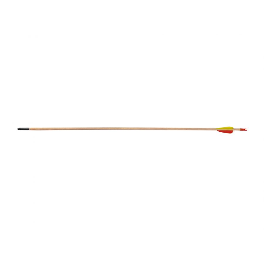 Poe Lang wooden arrow 29" target arrowhead sharp 1/4