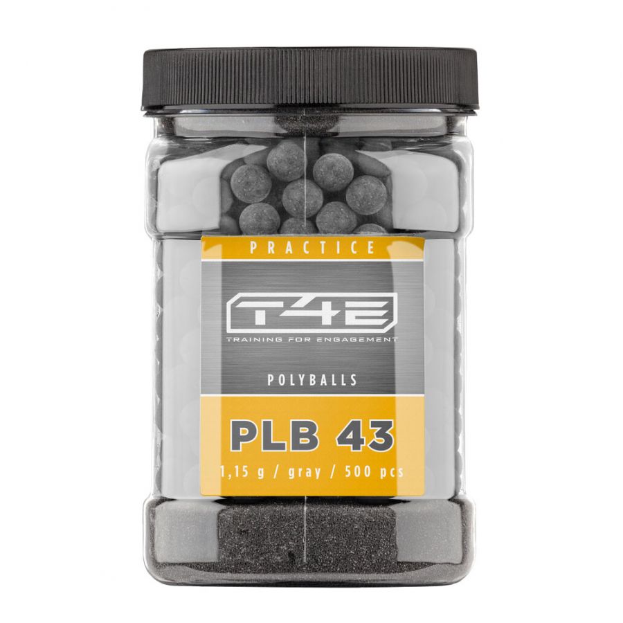 Polyurethane balls T4E Practice PLB .43 500 pcs. 1/2